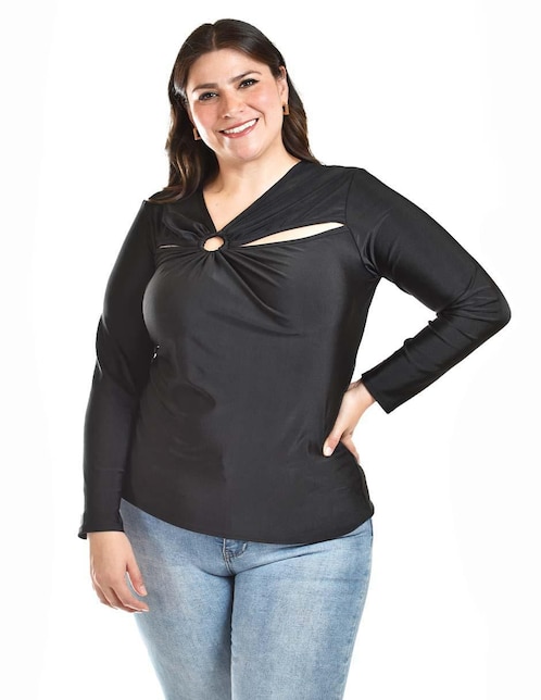 Blusa manga larga para mujer 1