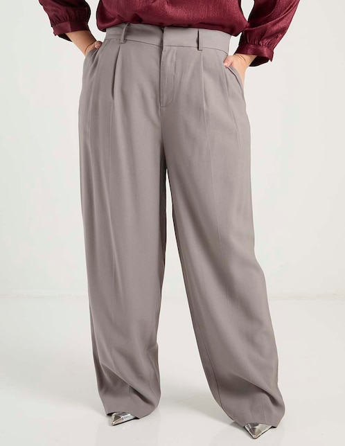 THE PATTERN Pantalón relaxed The Pattern amplio para mujer