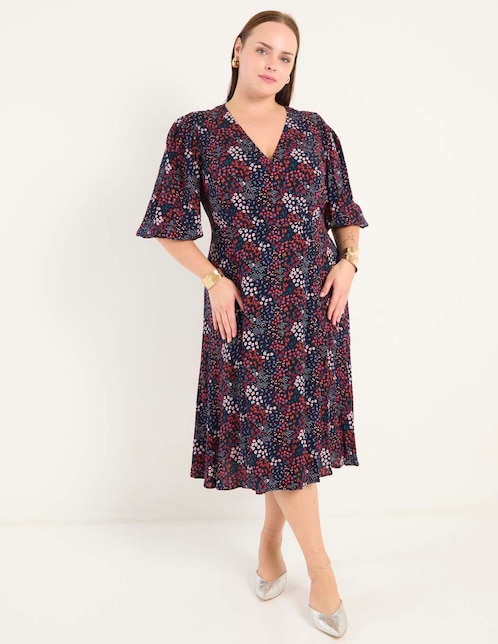 Vestido midi casual para mujer 1