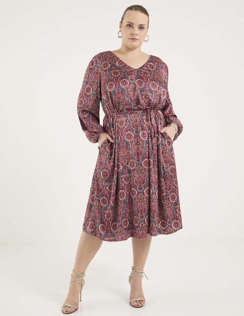 Vestido midi casual para mujer 1