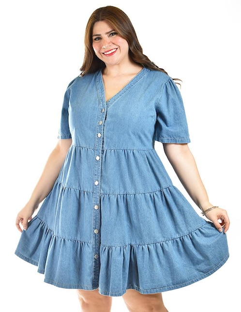 Vestido corto casual para mujer 1