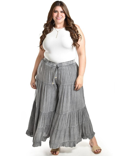 Pantalón relaxed amplio para mujer 1