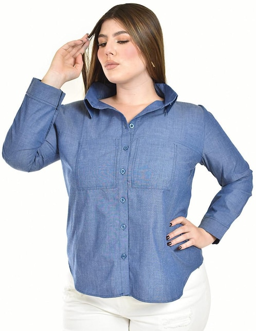 Blusa manga larga para mujer 1
