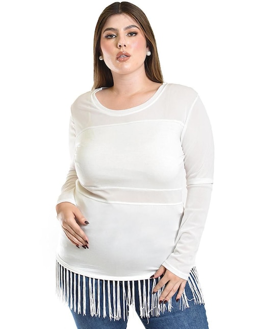 Blusa manga larga para mujer 1