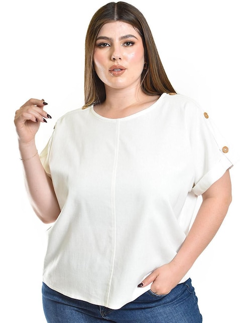 Blusa manga corta para mujer 1