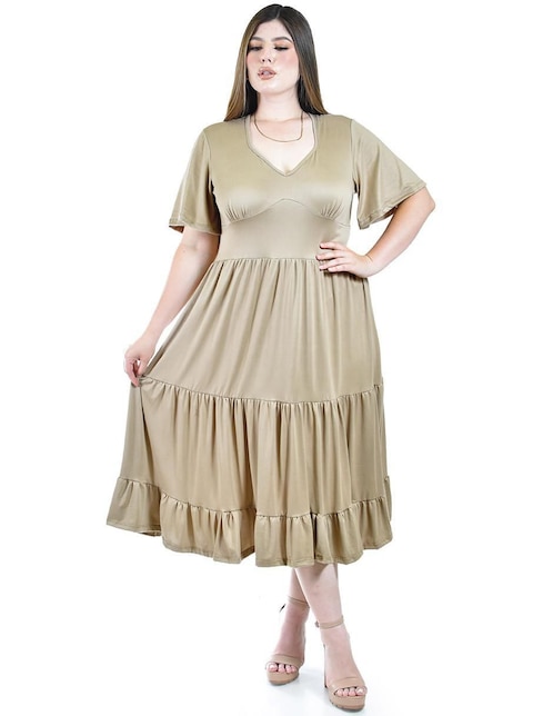 Vestido midi casual para mujer 1