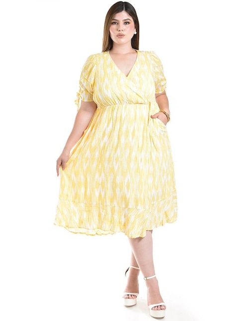 Vestido midi casual Roman Fashion para mujer
