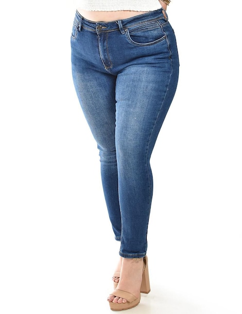 Jeans skinny para mujer 1