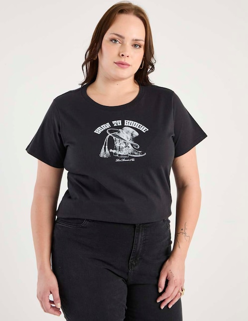 Playera manga corta Levi's cuello redondo para mujer