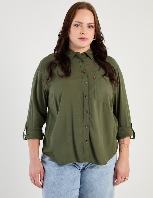 Blusa manga larga para mujer 1