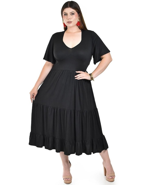 Vestido midi casual para mujer 1