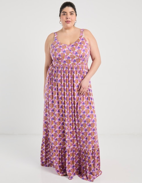 Vestido largo casual para mujer 1