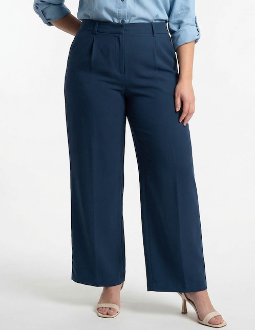 Pantalón de vestir straight para mujer 1