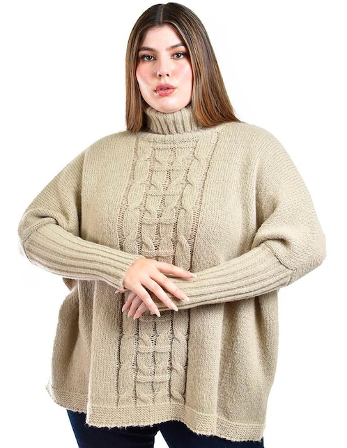 Suéter cuello tortuga para mujer 1