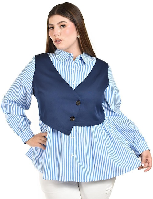 Blusa manga larga para mujer 1