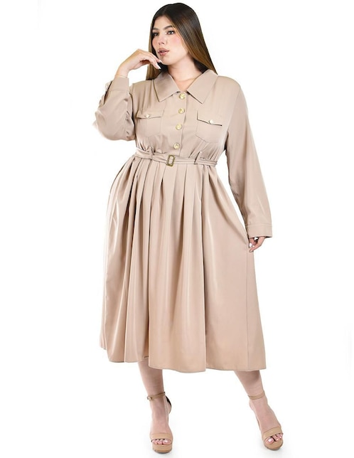 Vestido midi casual para mujer 1