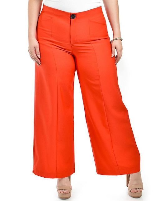 Pantalón de vestir wide leg para mujer 1