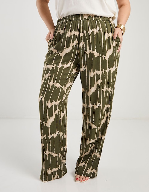 Pantalón relaxed amplio para mujer 1