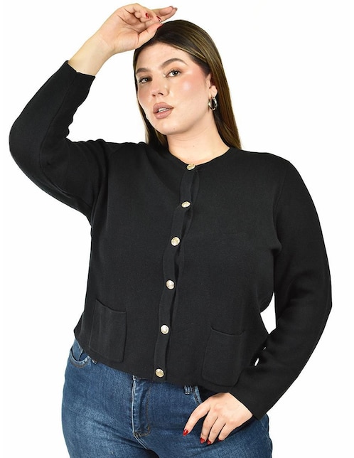 Suéter Roman Fashion cuello redondo para mujer