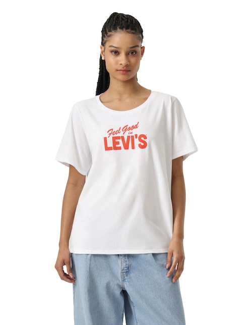 Playera manga corta Levi's cuello redondo para mujer