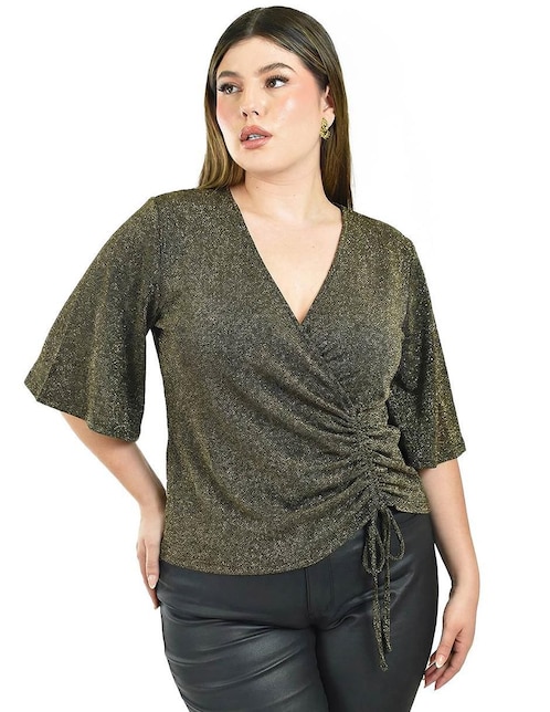 Blusa manga al codo para mujer 1