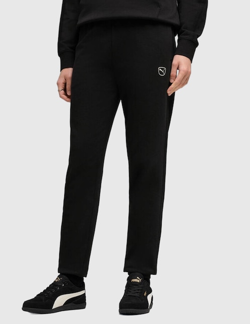 Pants regular con elástico para mujer 1