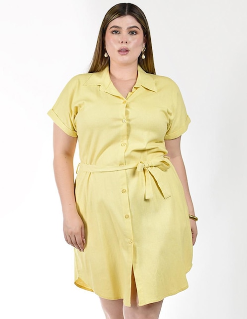 Vestido arriba de la rodilla casual Roman Fashion para mujer