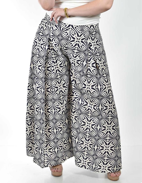 Pantalón relaxed amplio para mujer 1