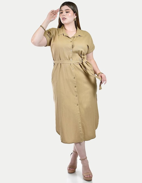 Vestido midi casual para mujer 1