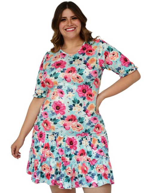 Vestido a la rodilla casual Roman Fashion para mujer