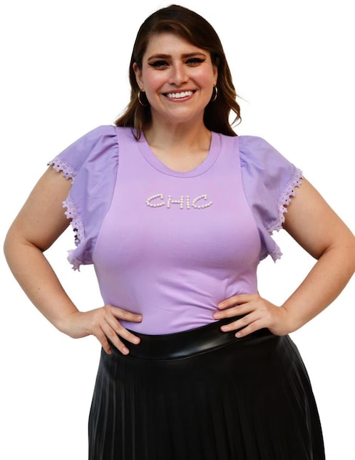 Blusa manga corta para mujer 1