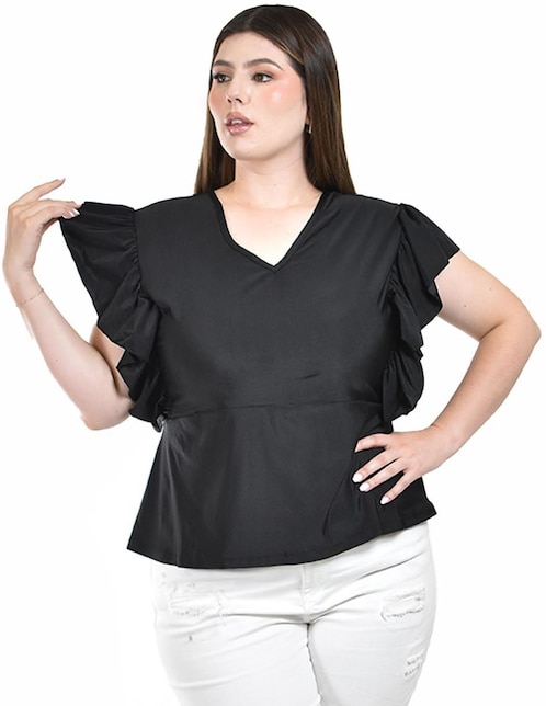 Blusa sin manga para mujer 1