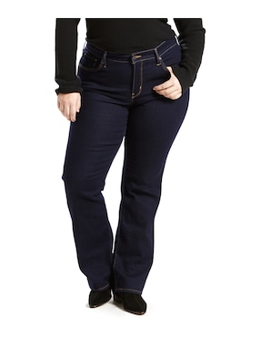 Jeans Straight Levi's 315 Corte Cintura Para Mujer