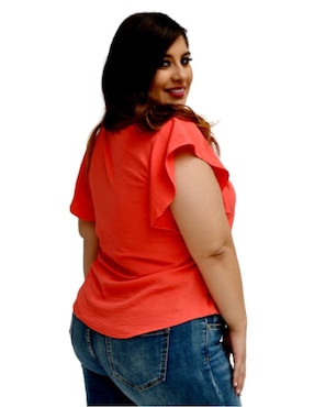 Blusa Roman Fashion manga corta para mujer