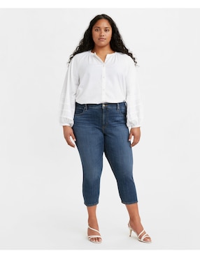 Jeans relaxed cintura levi's para mujer