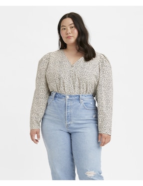 Blusa Levi's Manga Larga Para Mujer