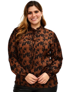 Blusa Roman Fashion manga larga para mujer