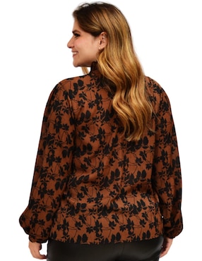 Blusa Roman Fashion manga larga para mujer