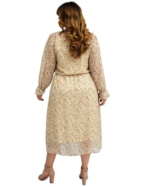 Vestido midi formal Roman Fashion para mujer