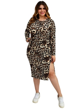Vestido midi formal Roman Fashion para mujer