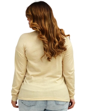 Suéter Roman Fashion cuello redondo para mujer