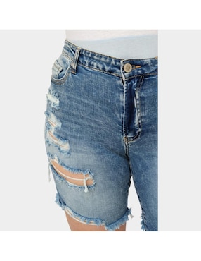 Bermuda Balam de mezclilla para mujer