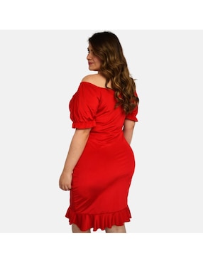 Vestido mini de fiesta Roman Fashion escote bardot