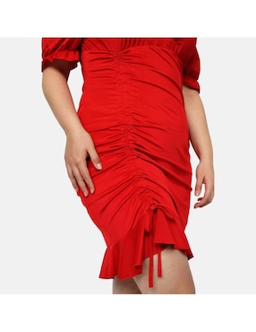 Vestido mini de fiesta Roman Fashion escote bardot