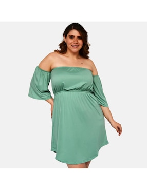Vestido mini de fiesta Roman Fashion escote bardot