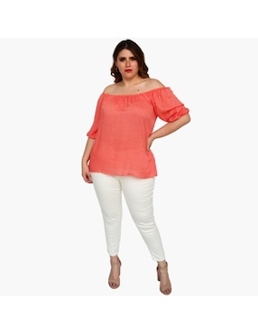 Blusa Roman Fashion manga 3/4 para mujer
