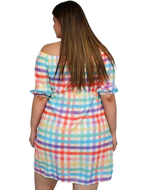 Vestido a la rodilla casual Roman Fashion para mujer