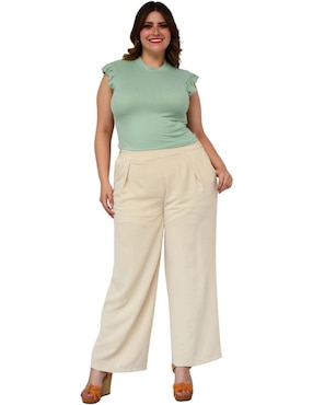 Pantalón de vestir Roman Fashion straight para mujer