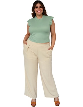 Blusa Roman Fashion sin manga para mujer