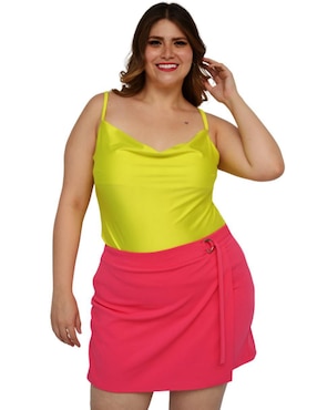 Falda short Roman Fashion a la cintura